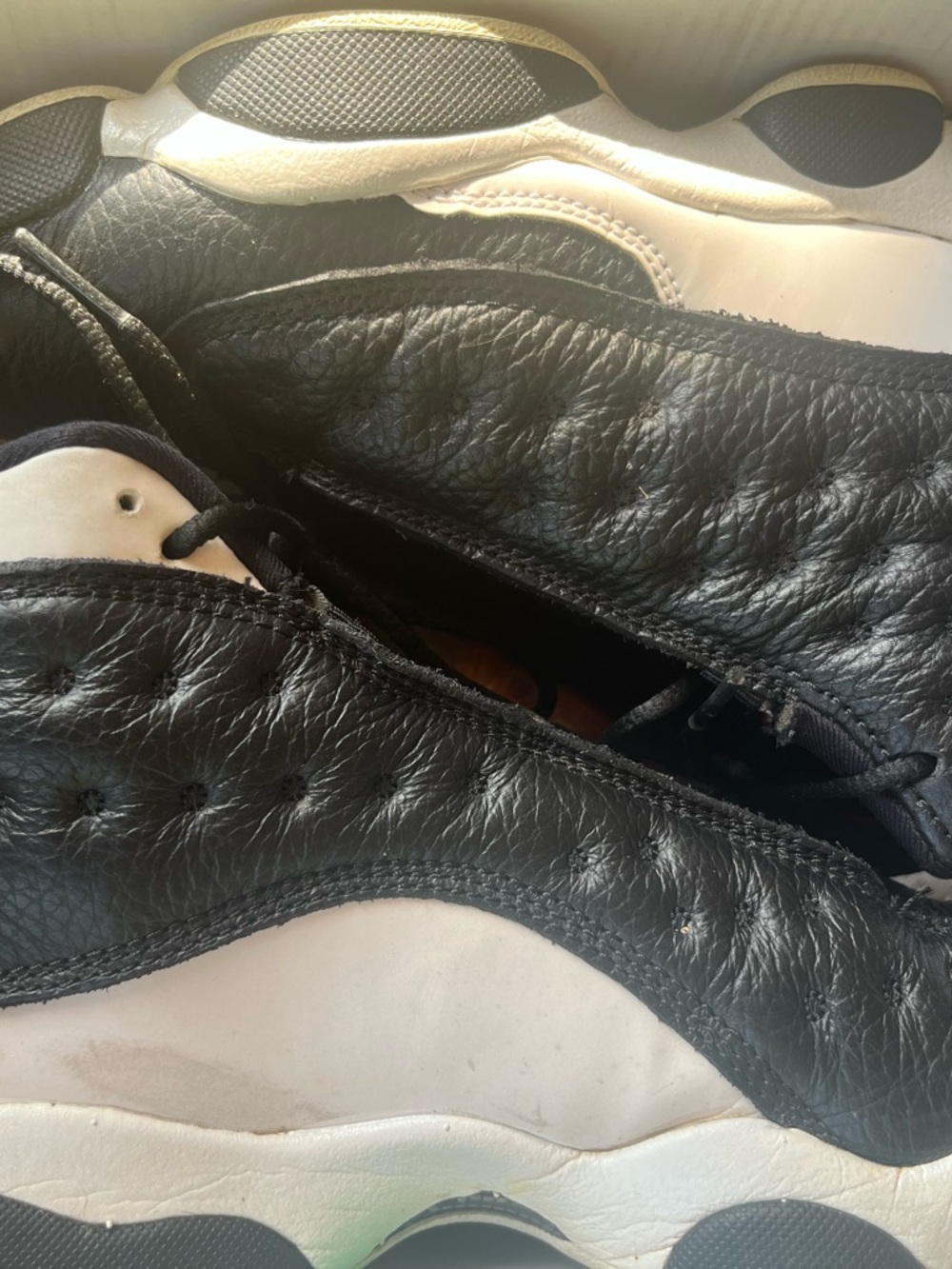 Jordan Kids Black and White Low-Top Sneakers